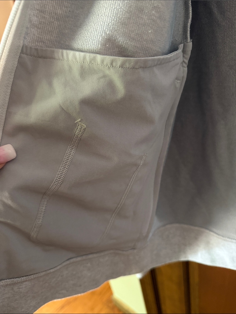 GUC Burn Boot Camp Lululemon Heathered Gray Hoodie with Teal Logo- Size Medium - Picture 6 of 7
